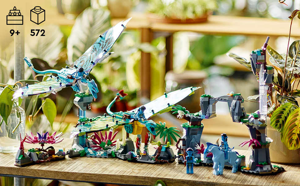 LEGO-Avatar-Jake--Neytiris-First-Banshee-Flight-75572-Building-Toy-Set-572-Pcs-lrm75572